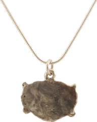 ANCIENT VIKING HEART PENDANT NECKLACE, C.850-1050 AD - Fagan Arms