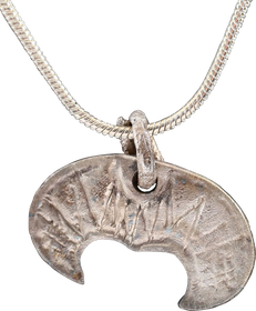 VIKING LUNAR PENDANT NECKLACE, 10th- 11th CENTURY