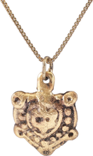 VIKING HEART PENDANT NECKLACE, C.900-1000 AD