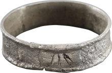 VIKING WEDDING RING, SIZE 4 ½