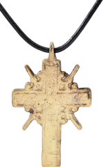 FINE LARGE EASTERN EUROPEAN CROSS, 17TH CENTURY - Fagan Arms