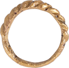 FINE VIKING WARRIOR’S TWISTED OR ROPED RING, 850-1050AD, SIZE 8 - Fagan Arms