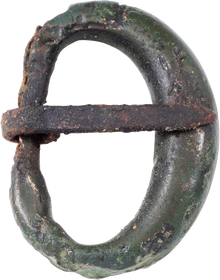 GERMANIC SWORD BELT BUCKLE, 5TH CENTURY AD, POST ROMAN