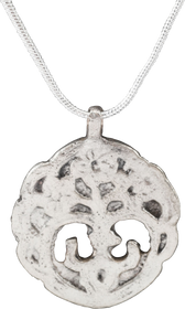 ROMAN SILVER TREE OF LIFE AMULET