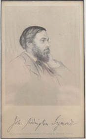 ORIGINAL ENGLISH LITHOGRAPH, John Addington Symonds