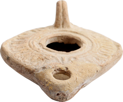 ANCIENT ROMAN/BYZANTINE OIL LAMP C.400-700 AD - Fagan Arms