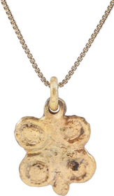 ANCIENT ROMAN QUATREFOIL PENDANT, 1st-2nd CENTURY AD