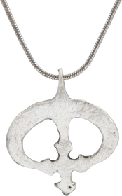 VIKING LUNAR PENDANT NECKLACE, LATE 11th CENTURY