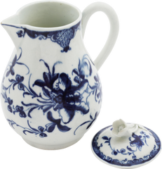 FINE FIRST PERIOD WORCESTER CREAMER, 1755-83 - Fagan Arms