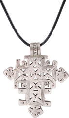 COPTIC SILVER CROSS, ETHIOPIA, 19TH CENTURY - Fagan Arms