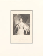 ORIGINAL ENGLISH LITHOGRAPH, The Right Hon'ble. Hilare, Countess Dowager Nelson