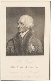 ORIGINAL ENGLISH LITHOGRAPH, Duke of Grafton