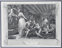 William Hogarth’s "The IDLE’ PRENTICE betrayed and taken in a Night-Cellar with his Accomplice"