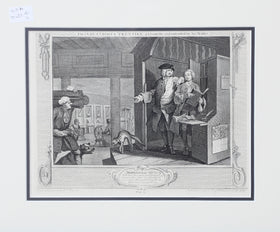 William Hogarth’s The INDUSTRIOUS PRENTICE a Favorite and Entrusted by His Master