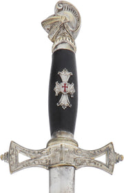 FINE KNIGHTS TEMPLAR SWORD LATE 19TH CENTURY