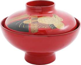 JAPANESE LACQUERED BOWL, OWAN. MEIJI PERIOD, BEFORE 1912