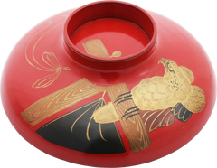 JAPANESE LACQUERED BOWL, OWAN. MEIJI PERIOD, BEFORE 1912 - Fagan Arms