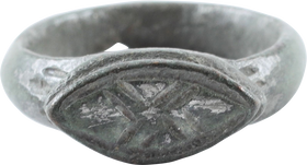 ROMAN SIGNET RING C100-400AD, SIZE 4