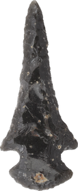 FINE PRE-COLUMBIAN OBSIDIAN ARROWHEAD