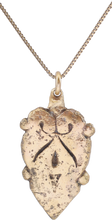 ANCIENT VIKING HEART PENDANT NECKLACE, 866-1067 AD