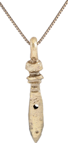 FINE ROMAN GLADIUS PENDANT, 1ST-3RD CENTURY AD