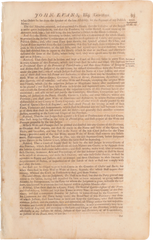 ACTUAL PAGE PRINTED BY BENJAMIN FRANKLIN IN 1752 - Fagan Arms