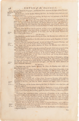 ACTUAL PAGE PRINTED BY BENJAMIN FRANKLIN IN 1752 - Fagan Arms