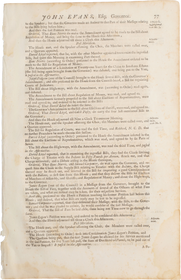 ACTUAL PAGE PRINTED BY BENJAMIN FRANKLIN IN 1752