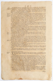 ACTUAL PAGE PRINTED BY BENJAMIN FRANKLIN IN 1752