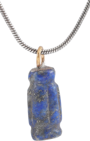 VIKING LAPIS LAZULI BEAD NECKLACE, C.800-1050 AD