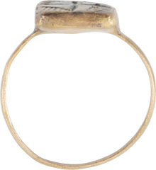 ROMAN CHRISTIAN RING, 300-450 AD, SIZE 9 3/4 - Fagan Arms