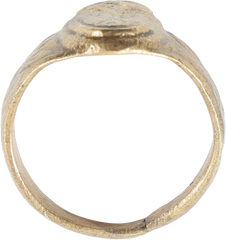 FINE MEDIEVAL EUROPEAN RING, 1400-1600 AD SIZE 5 ¾ - Fagan Arms