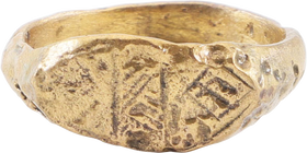 ROMAN SIGNET RING, C.100BC-100AD, SIZE 7 1/2