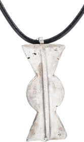 ROMAN LEGIONARY’S SWORD BELT MOUNT NECKLACE, MID-LATE 4TH CENTURY AD