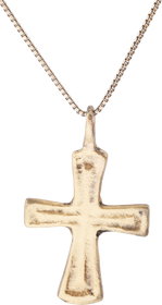 BYZANTINE CROSS PENDANT NECKLACE 6TH-8TH CENTURY AD