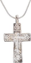 ELEGANT EASTERN EUROPEAN CHRISTIAN CROSS NECKLACE, 17TH-18TH CENTURY