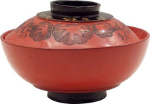 JAPANESE LACQUERED COVERED BOWL